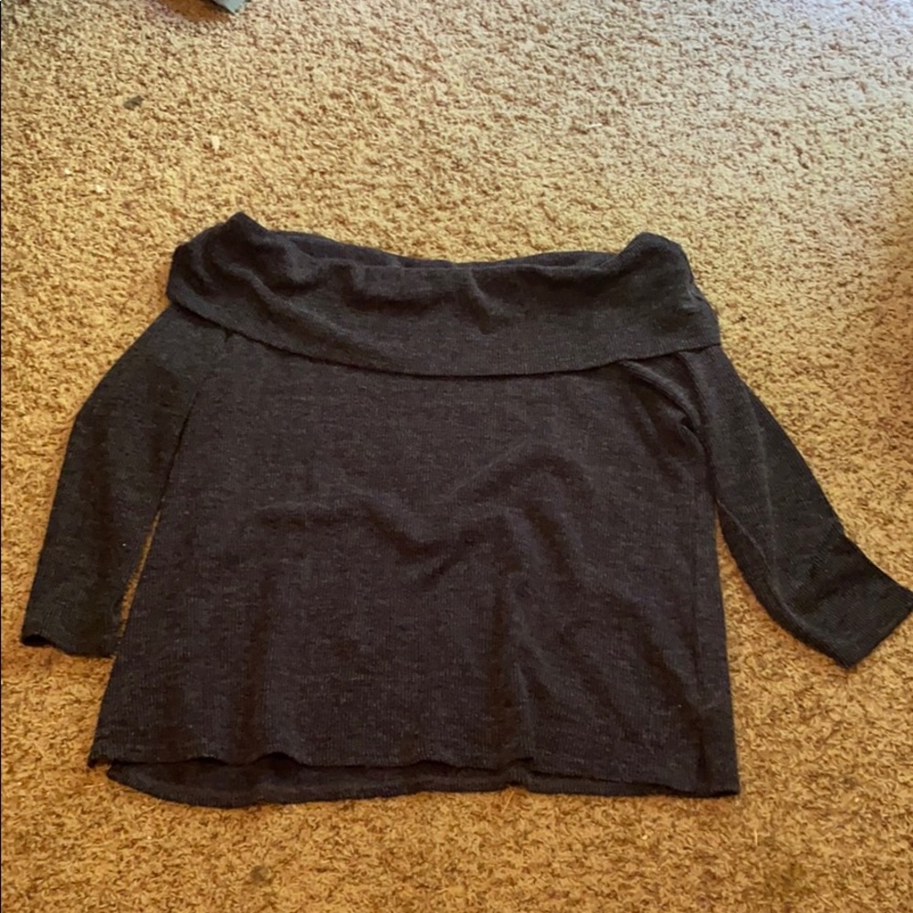 Off shoulder sweater